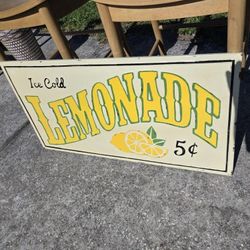 Large Vintage Look Metal Collectible Advertising Sign Or Wall Hanging