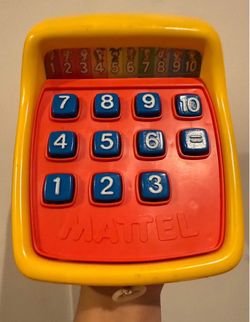  Vintage Calculator  Toy 