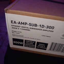 Episode Digital Subwoofer Amplifier 300w×1 Channel 