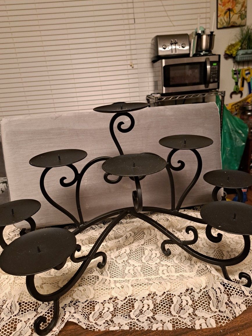 3 Tier Candelabra Candle Holder With 8 Candle Holders