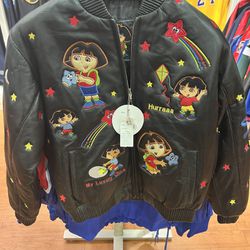 Dora Imported Leather Jacket 