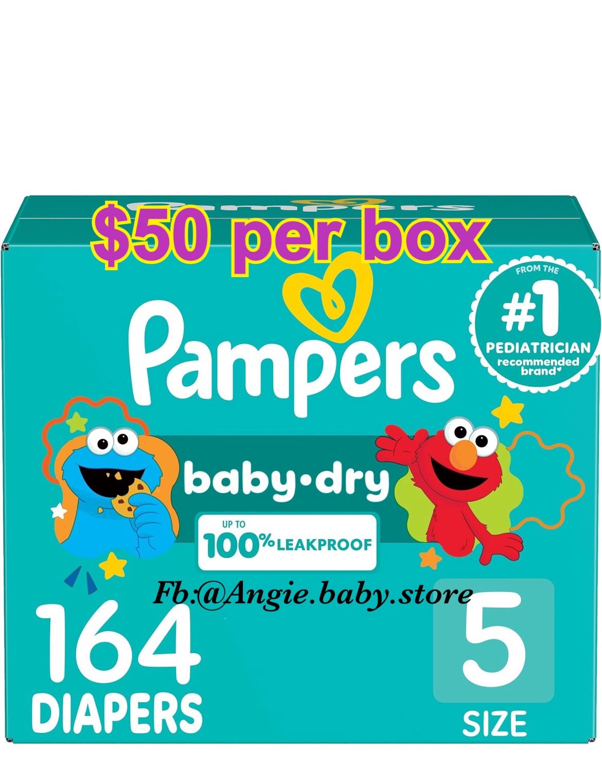Pampers Baby Dry Size 5 Jumbo Box