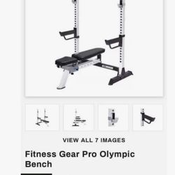 NEW IN BOX BENCH WITH RACK INCLUIDED NEW IN BOX SEALED