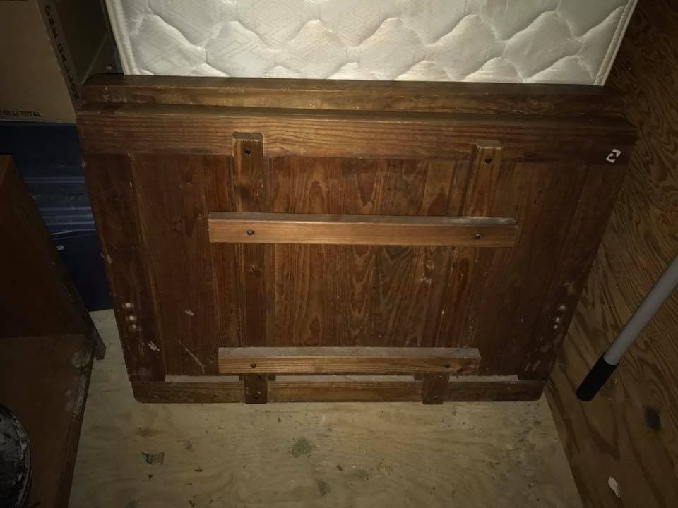 Pine twin bed frame