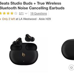 Beats Studio Buds + 1 Month Used