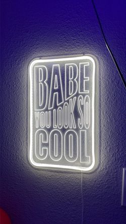 Light up sign
