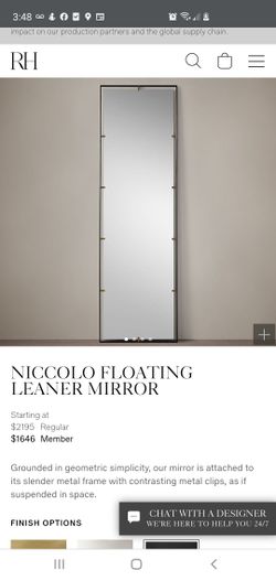 Restoration Hardware Giant Mirror *Read Description*