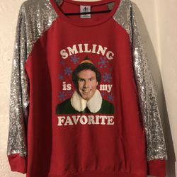 Sweater Nickelodeon Size Large Spongeball Square Pants Purple White Color $30,Movie Elf Long Sleeve Shirt Size 2XL 2 Times Extra Large $20