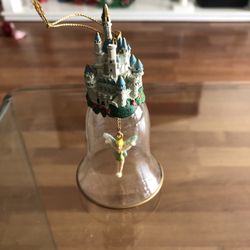 Vintage Glass Bell Tinkerbell