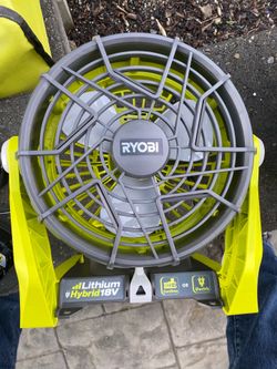 Ryobi portable fan