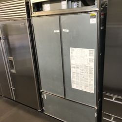 Sub Zero 42” Panel Ready Built In French Style Refrigerator 