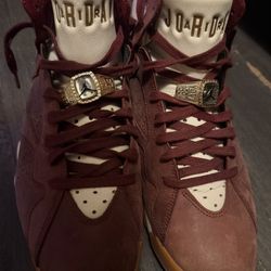 Air Jordan 7 Retro “Cigar” Championship Pack (Burgundy) – Size 12