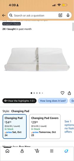 Munchkin Baby Changing Pad