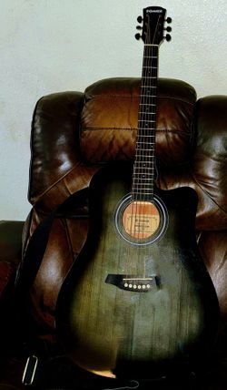 Donner Acoustic Electric Guitar W/Gig Bag 