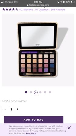 Tarte eyeshadow