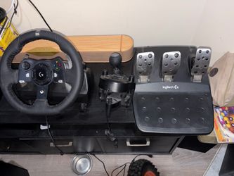 Logitech g920 driving wheel pedal and gear shifter