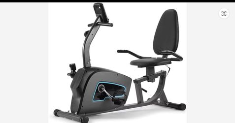 Magnetic recumbent exercise bike