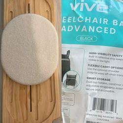 Wooden Slide Transfer Board, Transfer Board With Track Pulley Turntable,and Premium Backpack