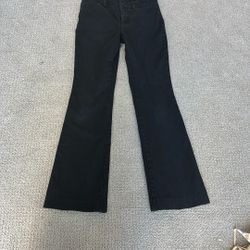 Old Navy Size 4 Fit and Flare High Rise Black Dress Pants
