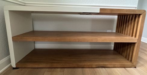 Modern Brown & White Sofa Table—NEW/NEVER USED!!!!