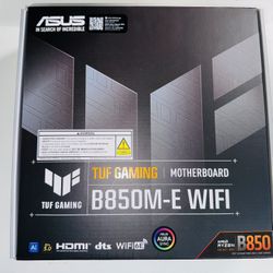 (new) ASUS TUF GAMING B850M-PLUS WIFI AMD AM5 mATX motherboard