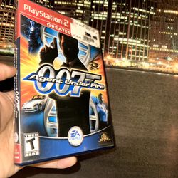 James Bond Agent Under Fire 007 For Ps2 
