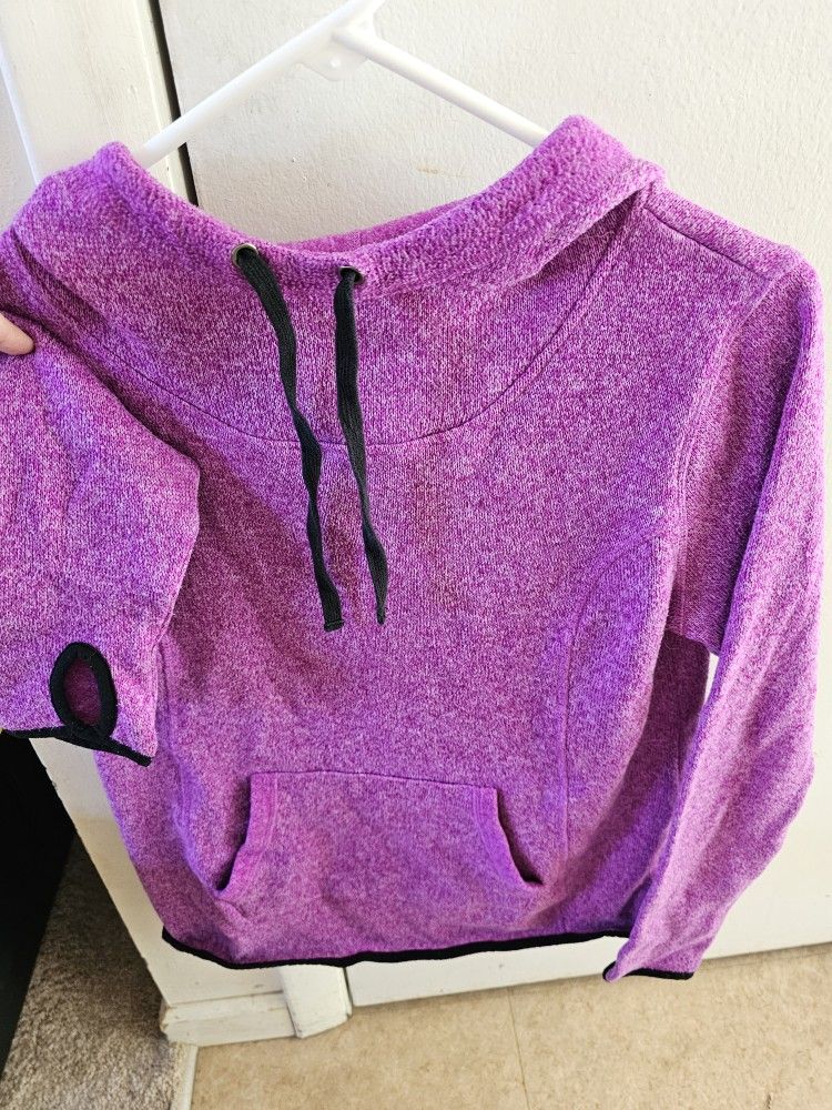 Danskin Women's Fleece Hoodie Sz Large(12-14)