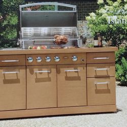 Premium Island Grill Stainless Steel BBQ