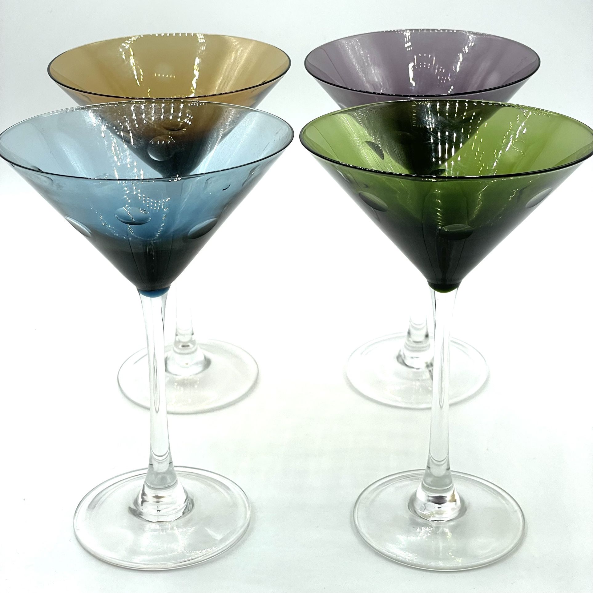 Marquis by Waterford Crystal Polka Dot Martini Glass Set