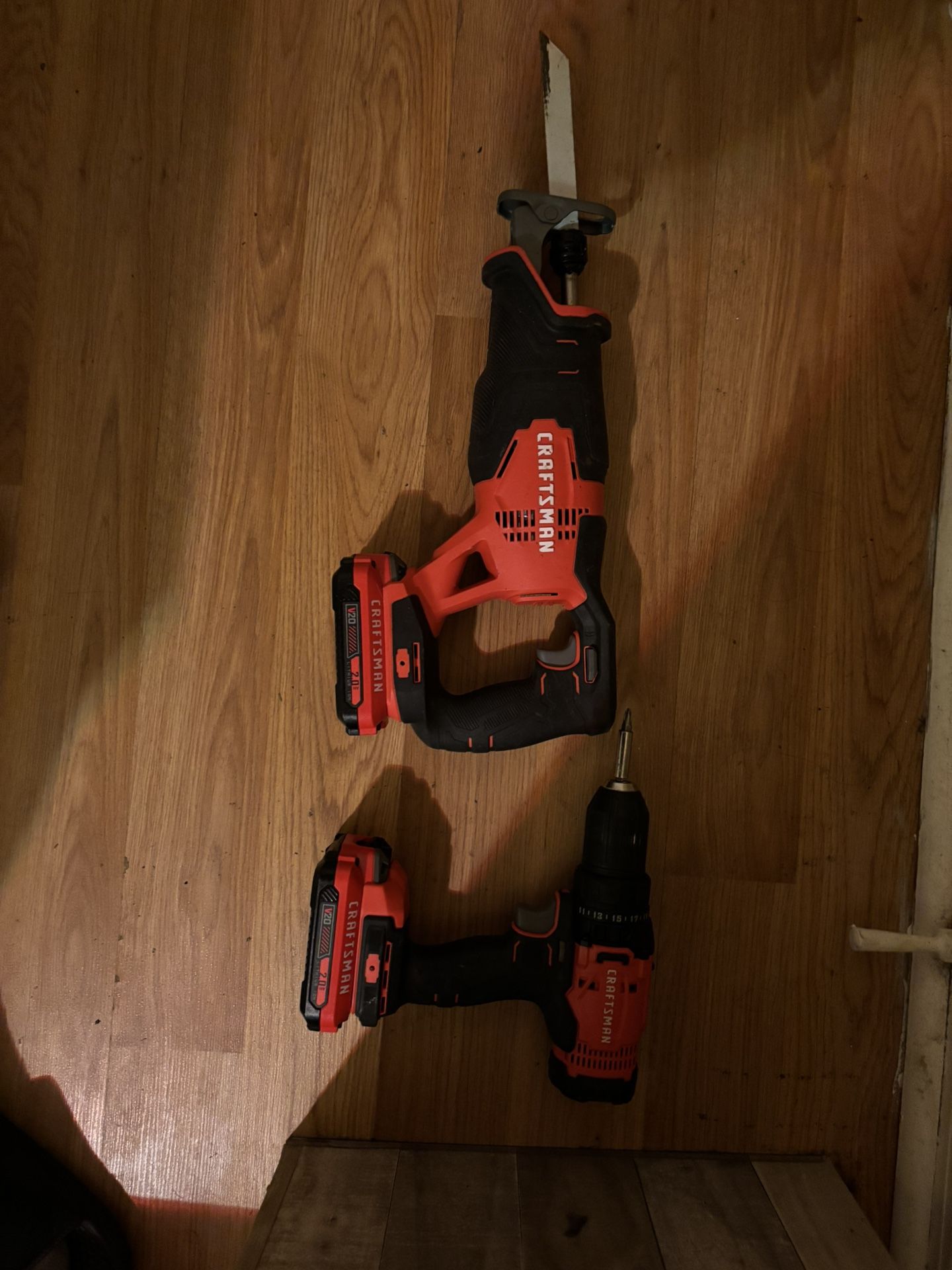 Craftsman Drill And Reciprocating Saw With Battery’s