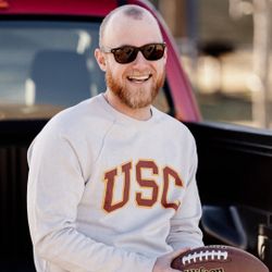 USC Trojans Gold Champ Crew Neck Sweatshirt, 2XL