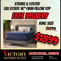 Sterns and foster Lux Estate Pillow Top