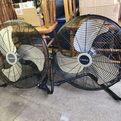 Lasko 20" 3-Speed Pivoting High Velocity Utility Floor or Wall Mount wan with Remote,$50 Ea