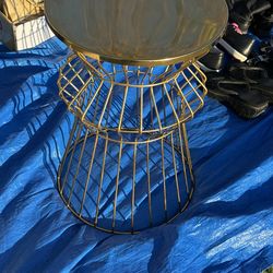 Gold Metal Table