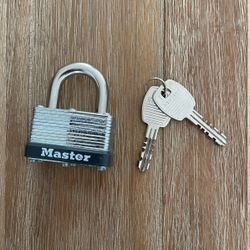 Master Lock With Keys