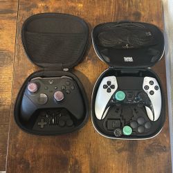 Dual Sense Edge And Xbox Elite Series 2 Controllers