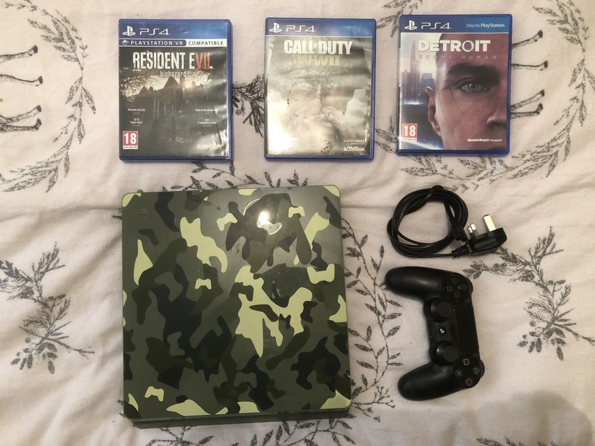 Ps4 slim 1TB WWII Edition