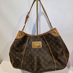 Genuine Vintage Louis Vuitton Galliera MM Monogram Brown Bag Purse
