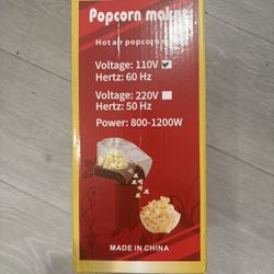 popcorn maker