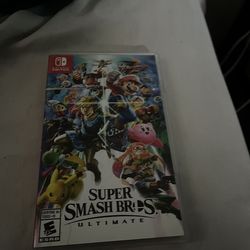 Super smash bros ultimate (case only)