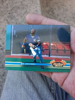 Vintage 1991 Topps Stadium Club Bo Jackson #224 - KC Royals. Excellent Condition