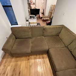 Crate & Barrel Sectional Couch