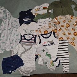 Baby Boy Clothing Footies Old Navy Pants Shirts Onesies Bath Robe Size 0 -3 Months Ropa De Bebe  Tamanio 0 - 3 Meses