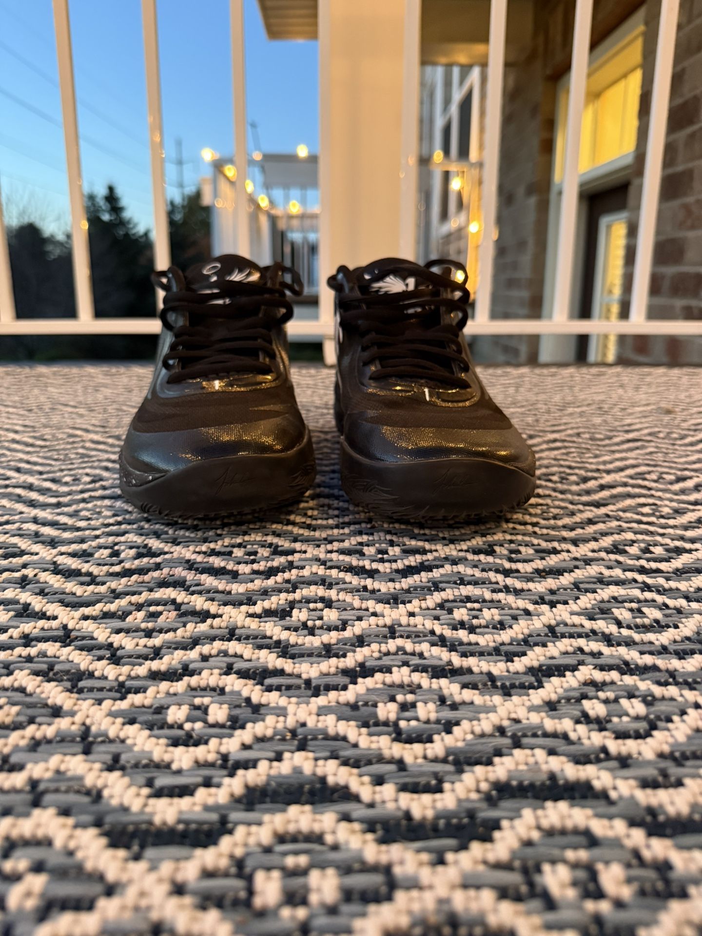 Puma MB.02 Melo Lamelo Ball Black Basketball Shoes Sneakers Mens Size 11