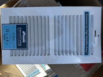 12” X 6” Ac Vent Aluminum