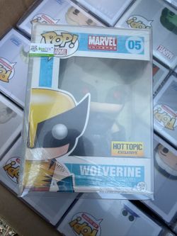 #05 Wolverine Funko POP Hot-Topic Exclusive Gray Black X-Force Vaulted X-Men