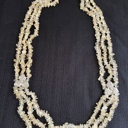 Citrine Stone Necklace With 925 Sterling Sliver Accessories 