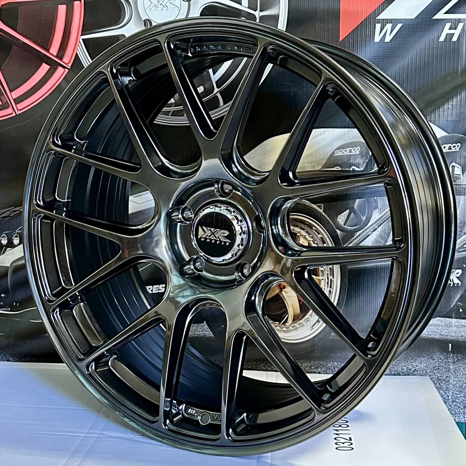 XXR 530R Flow From Forged 19x8.5 ET+35 5x114.3 Chromium Black
