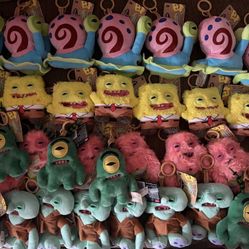 SpongeBob Fugglers Rare Metal Key Ring