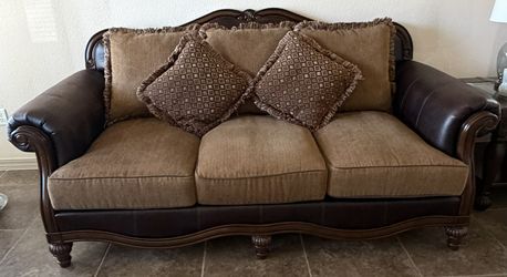 Sofa, End Table And Console Table